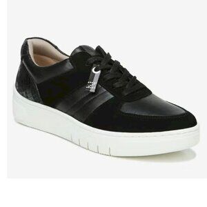 Naturalizer Black Hadley Lace-Up Sneakers Women's Size 10Wide New in Box